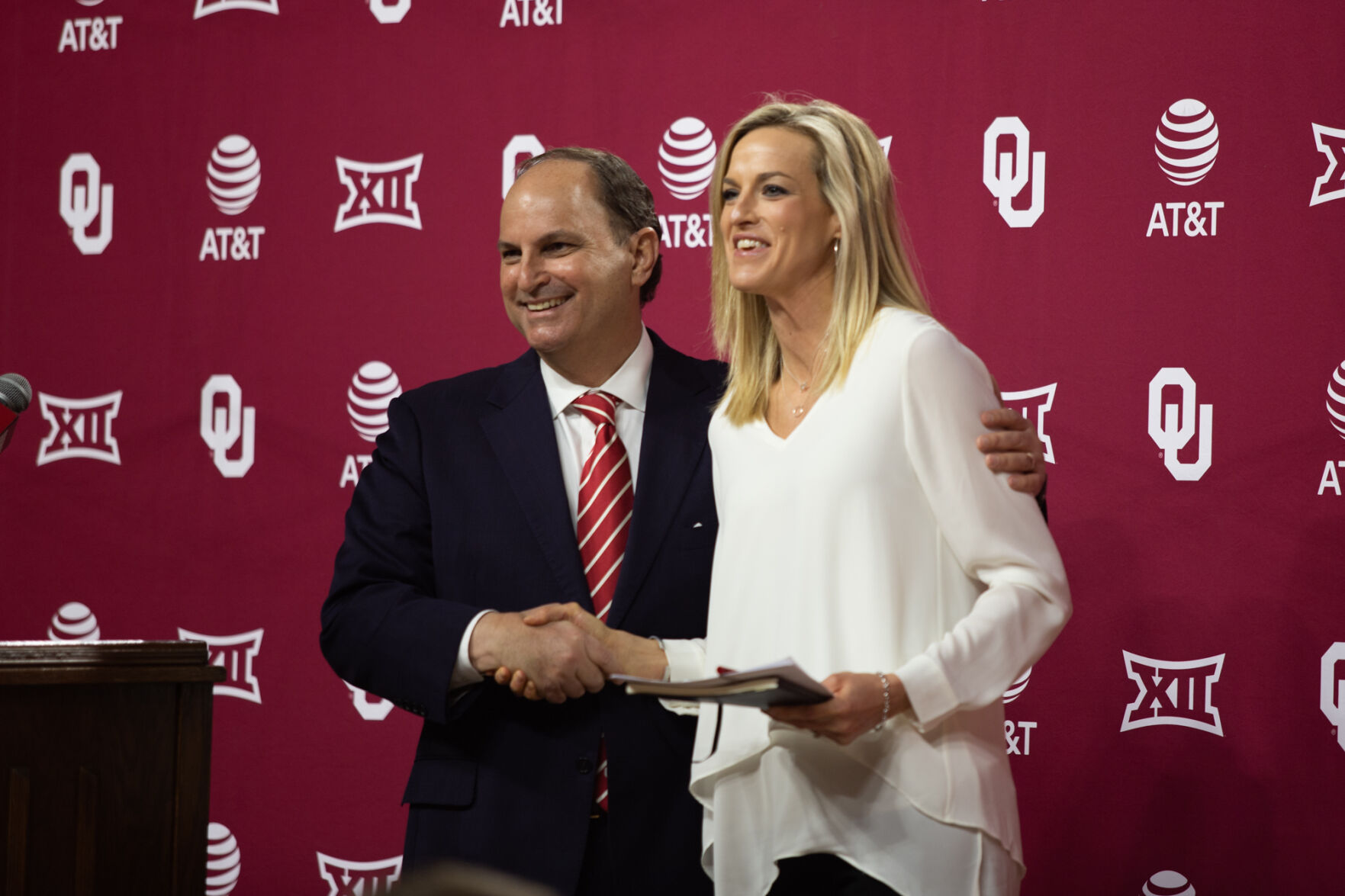 Joe Castiglione and Jennie Baranczyk